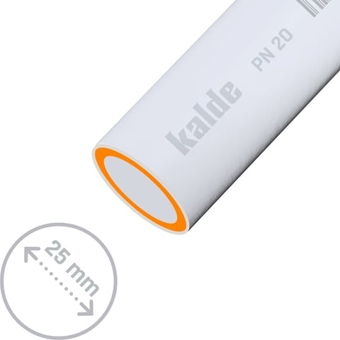 Kalde Kompozit Pprc Plastik Boru 25 mm (Metrelik)